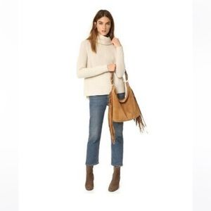 Michael Kors Suede Fringe Shoulder Bag